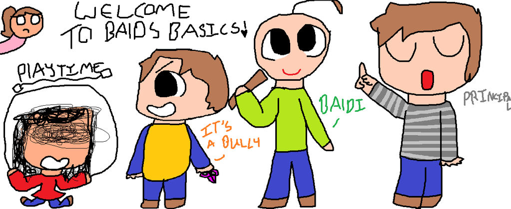 Baldi Basics Homless Baldi Basics only humans by amber90912 on DeviantArt