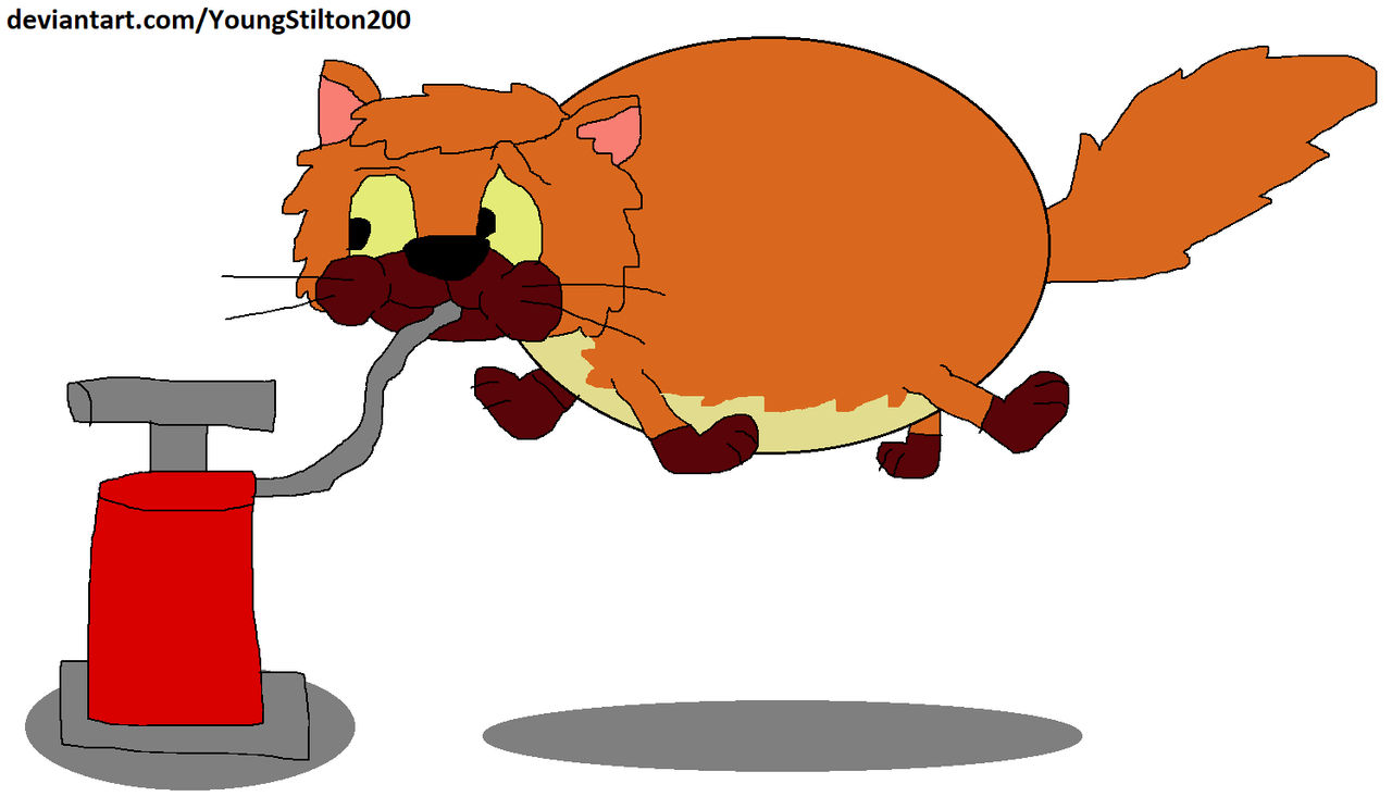 Ivan the Cat Inflated by YoungStilton200 on DeviantArt