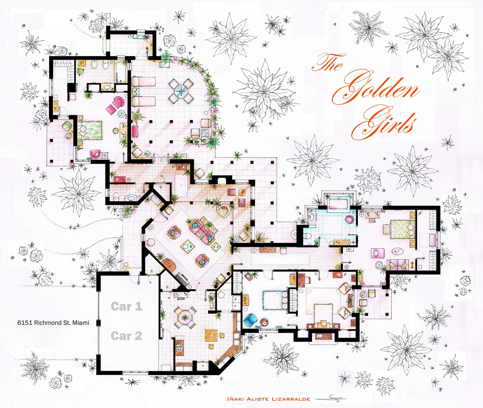The Golden Girls House Floorplan V 1 By Nikneuk On Deviantart