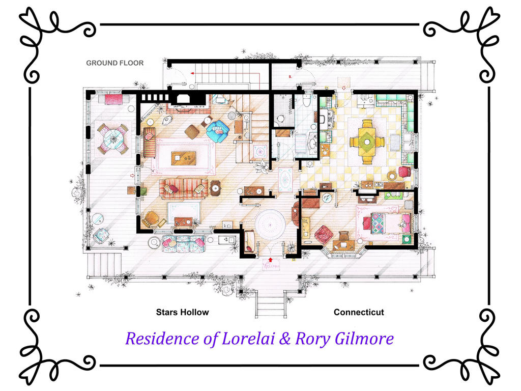 House of Lorelai and Rory Gilmore - Ground Floor
