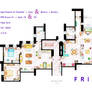 FRIENDS Apartment's Floorplans - New Version