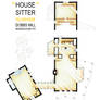 Floorplan of the Yellow House from the HOUSESITTER