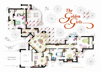 Floorplan of THE GOLDEN GIRLS- New version