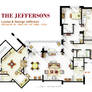 Floorplan from the TV series THE JEFFERSONS