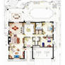 Walter White's house from BREAKING BAD Floorplan