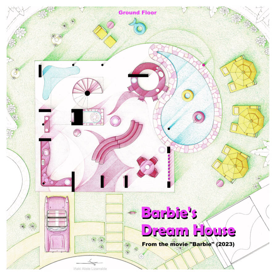 Barbie Life In The Dream House Blueprint Barbie Life In The