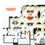 Floorplan of POIROT's apartment