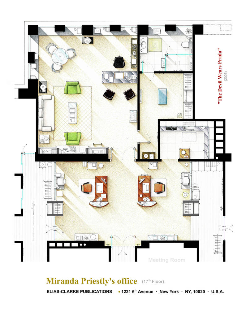 Prada Layout Floorplan from THE DEVIL WEARS PRADA by nikneuk on DeviantArt