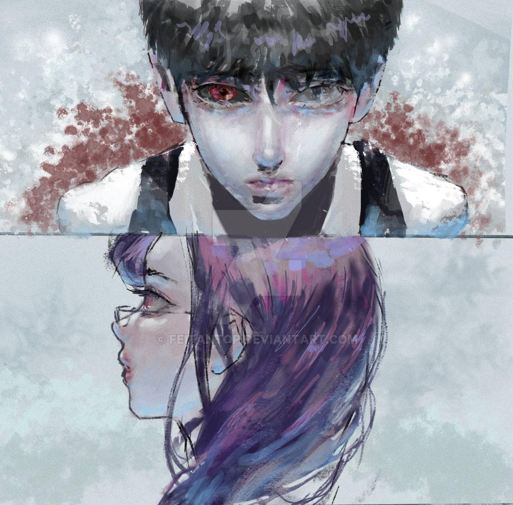 Kaneki Found Rize Kaneki and Rize by feitantop on DeviantArt