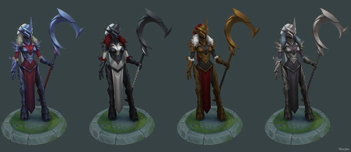 Marauder Soraka Color Variants by YBourykina