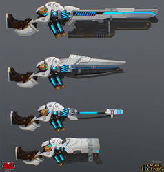 Pulsefire Caitlyn Guns by YBourykina
