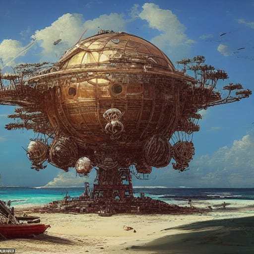 Alien Palm Trees by iSkoundrel on DeviantArt