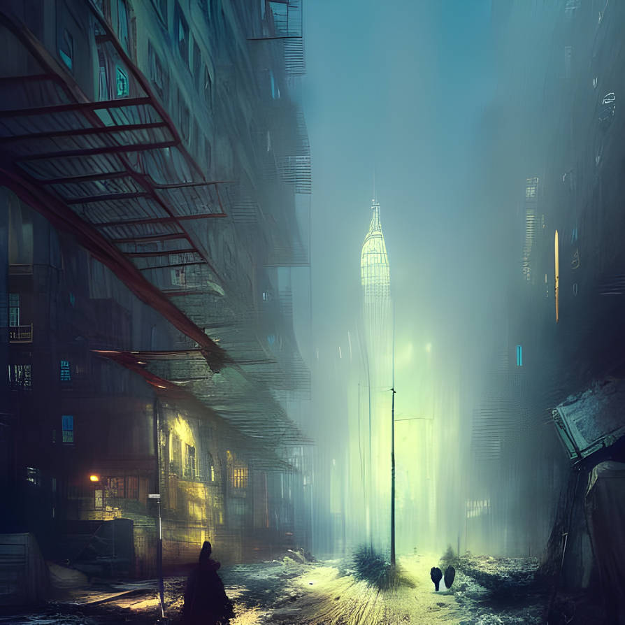 Alleyway at Night by iSkoundrel on DeviantArt