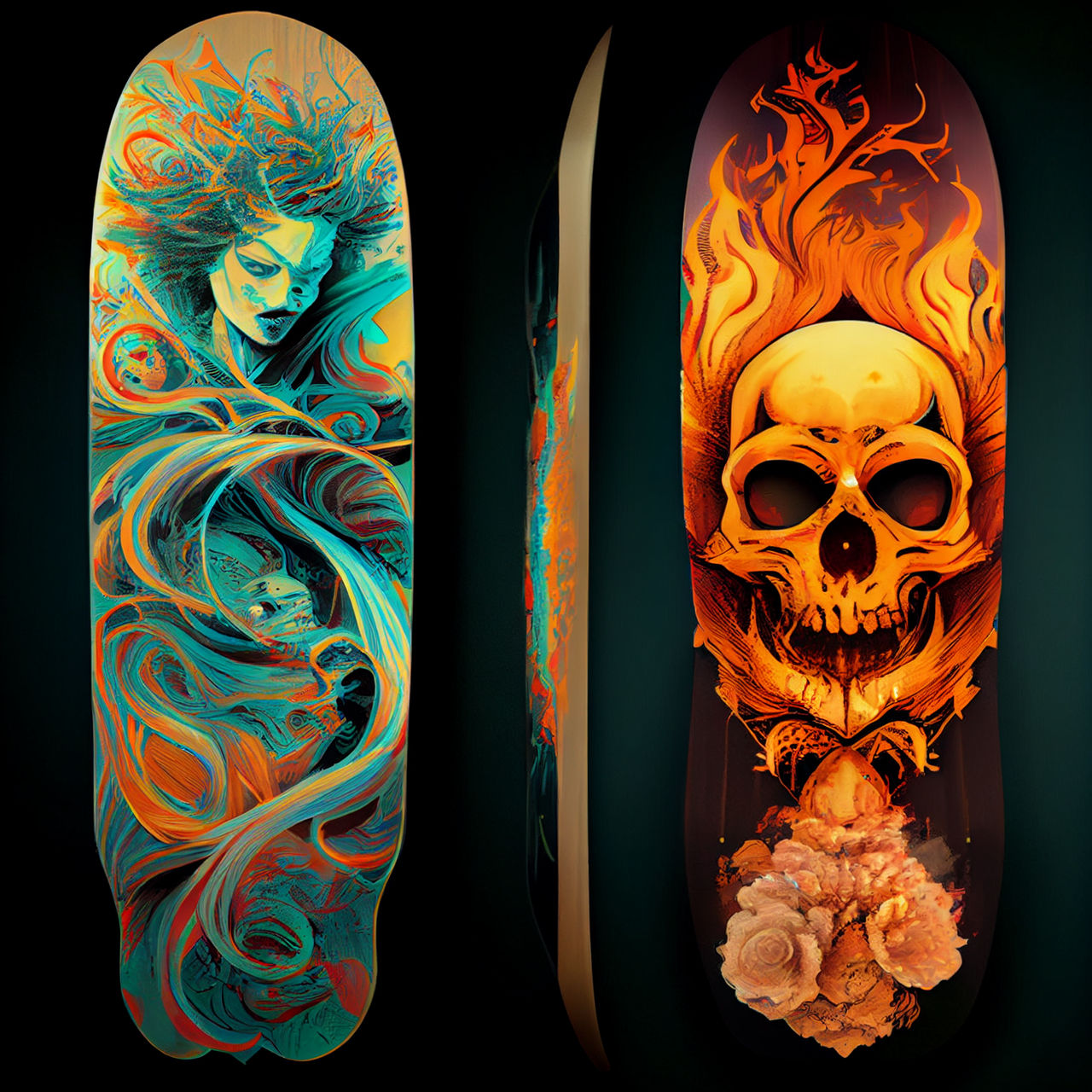 Cool AI Skateboard Designs by iSkoundrel on DeviantArt