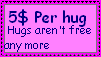 Pay for your hugs stamp