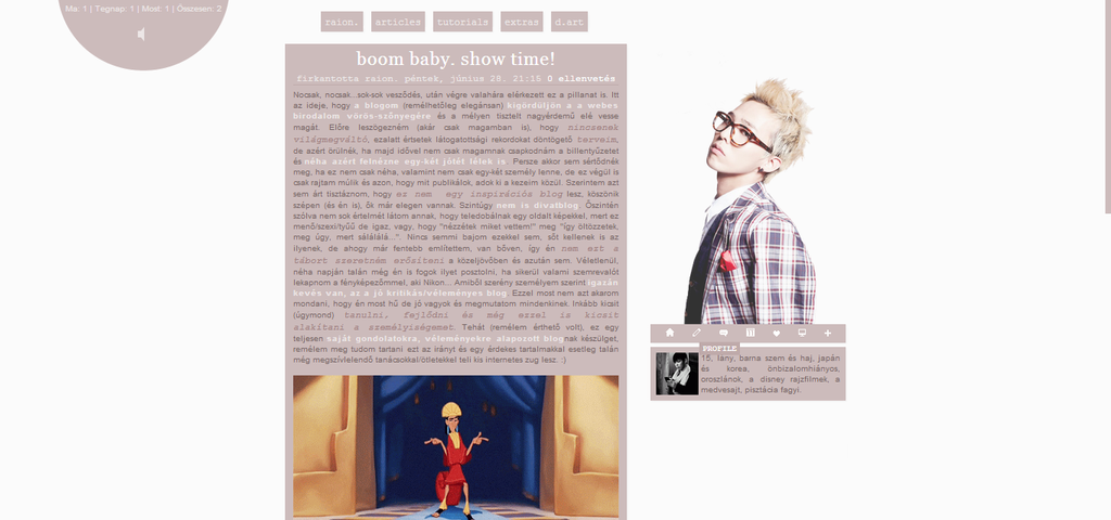 My Blog's Layout #1