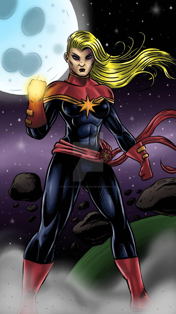 Captain Marvel by The-Art-Of-The-Brian on DeviantArt