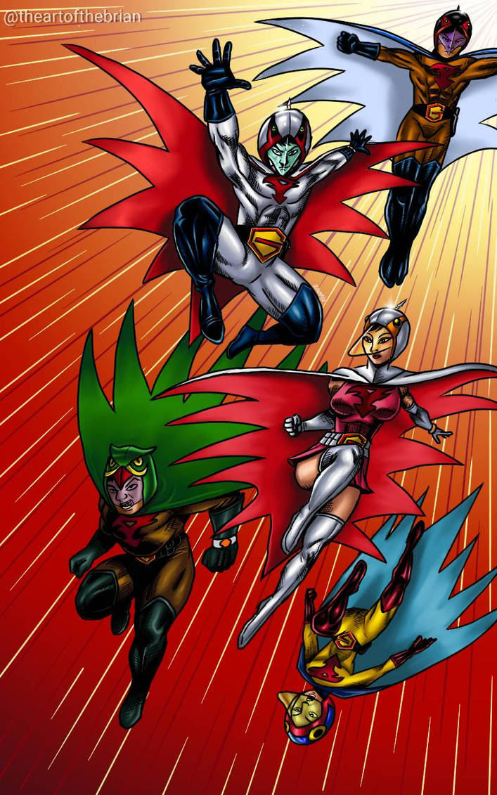 Gatchaman Deviantart Science Ninja Team Gatchaman by The-Art-Of-The-Brian on DeviantArt