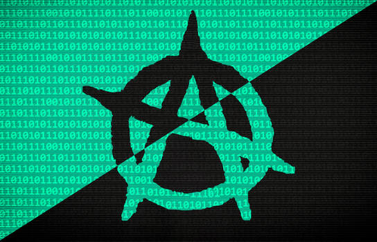 Crypto Anarchy Flag (Punk Circle-A)