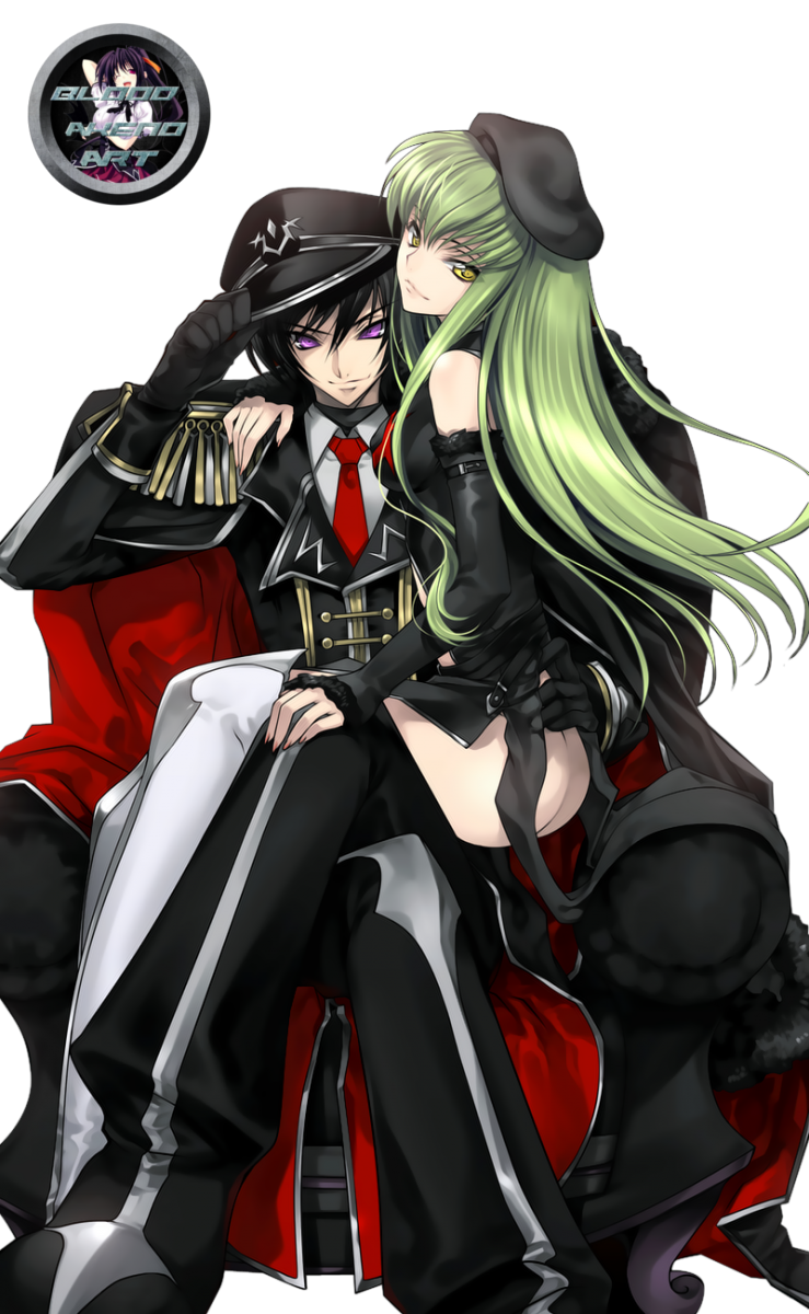 C.C. and Lelouch Render HD by MarinaKonnoLP on DeviantArt