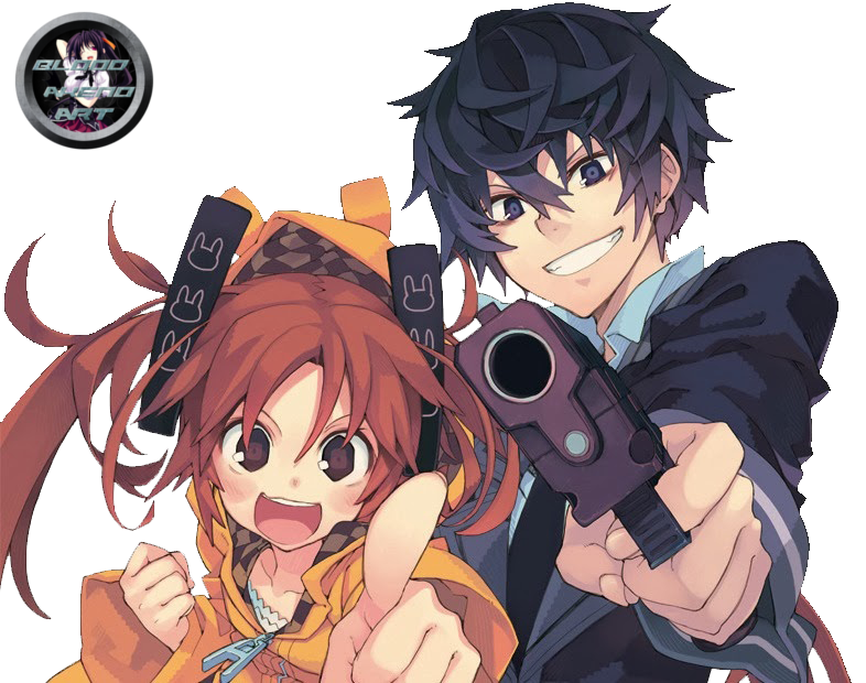 Render Rentaro and Kisara - Black Bullet by Alexielios on DeviantArt