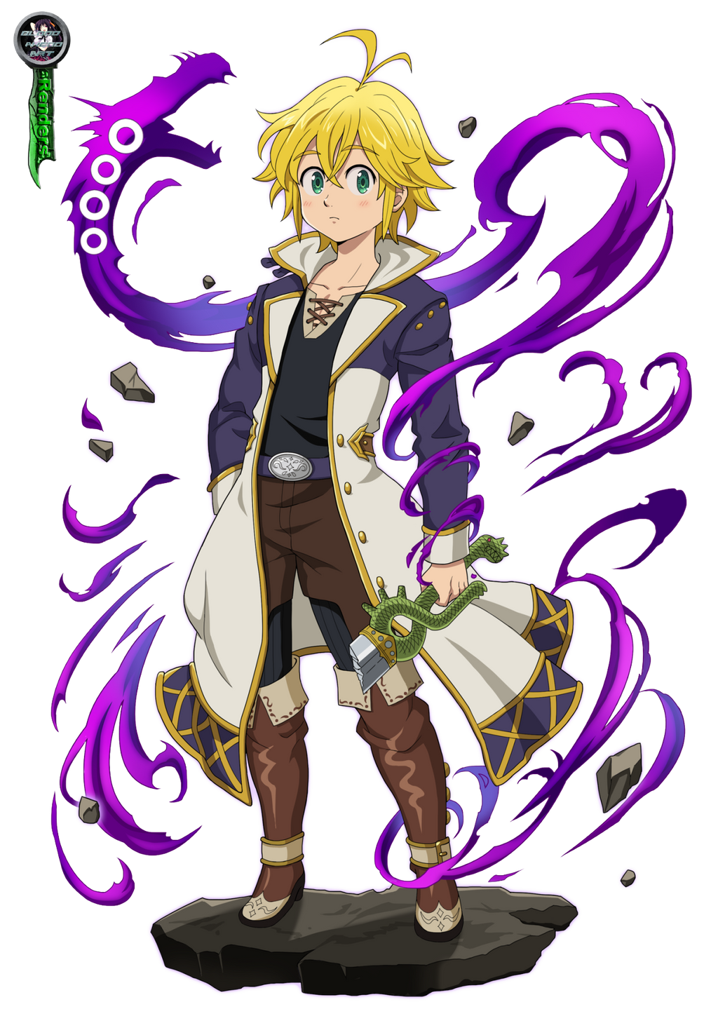 Seven Deadly Sins Meliodas Render By Bloodakenoart On Deviantart