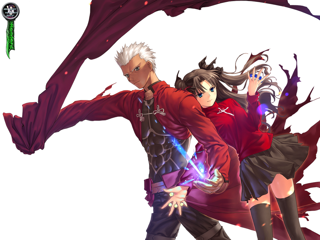 FateStay/Night Rin and Archer Render by AkenoSenpaiRenders on DeviantArt