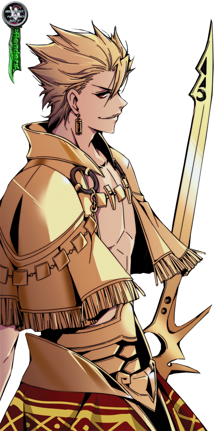 Fate/Zero Gilgamesh Render by AkenoSenpaiRenders on DeviantArt