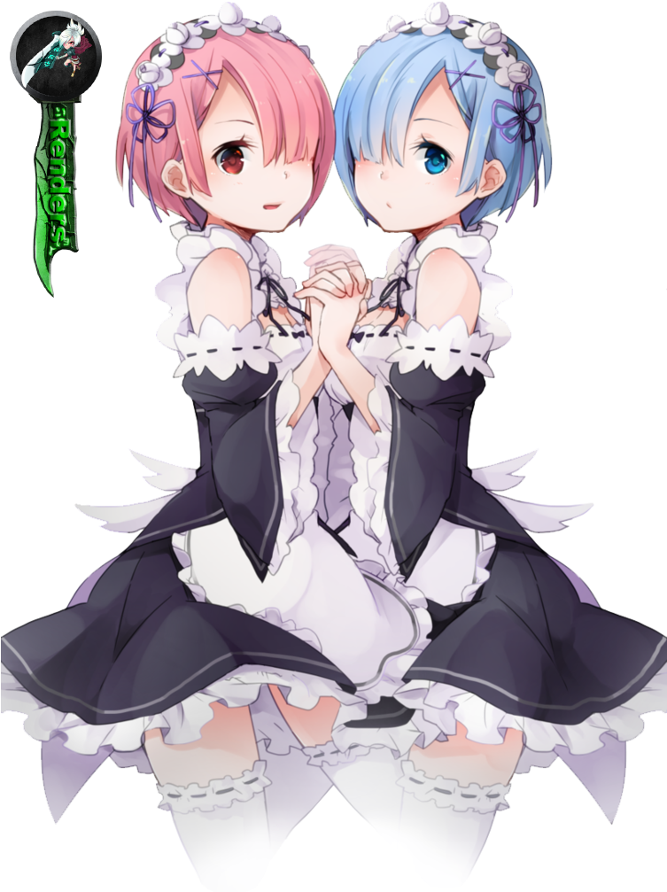 Ram and Rem - Re:Zero by OneWhoWatchesFires on DeviantArt