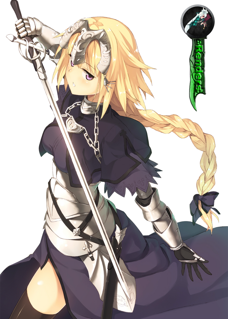 Fate/Apocrypha Ruler Render by AkenoSenpaiRenders on DeviantArt