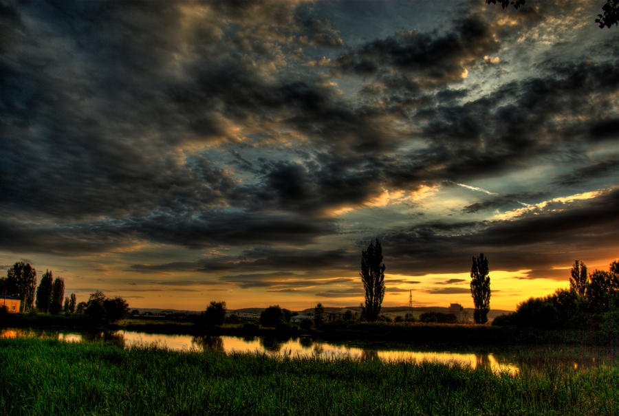 HDR sunset