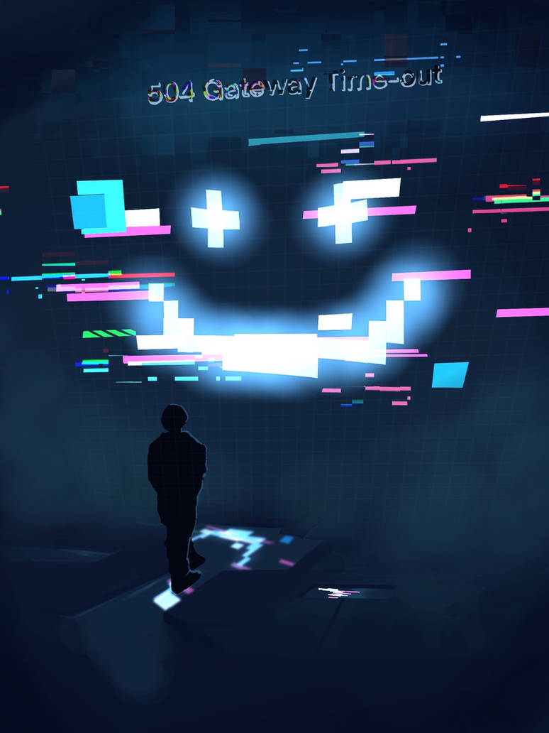 Please wait, system processing by DarkPalmTree on DeviantArt