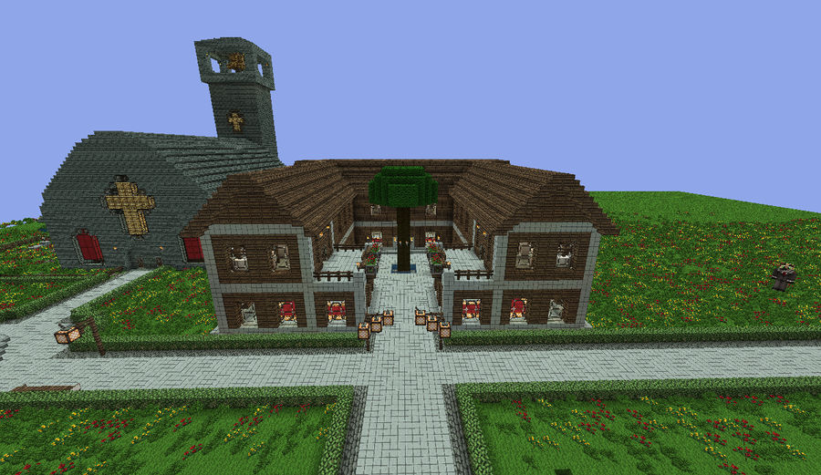 A minecraft hospital by aleand01 on DeviantArt