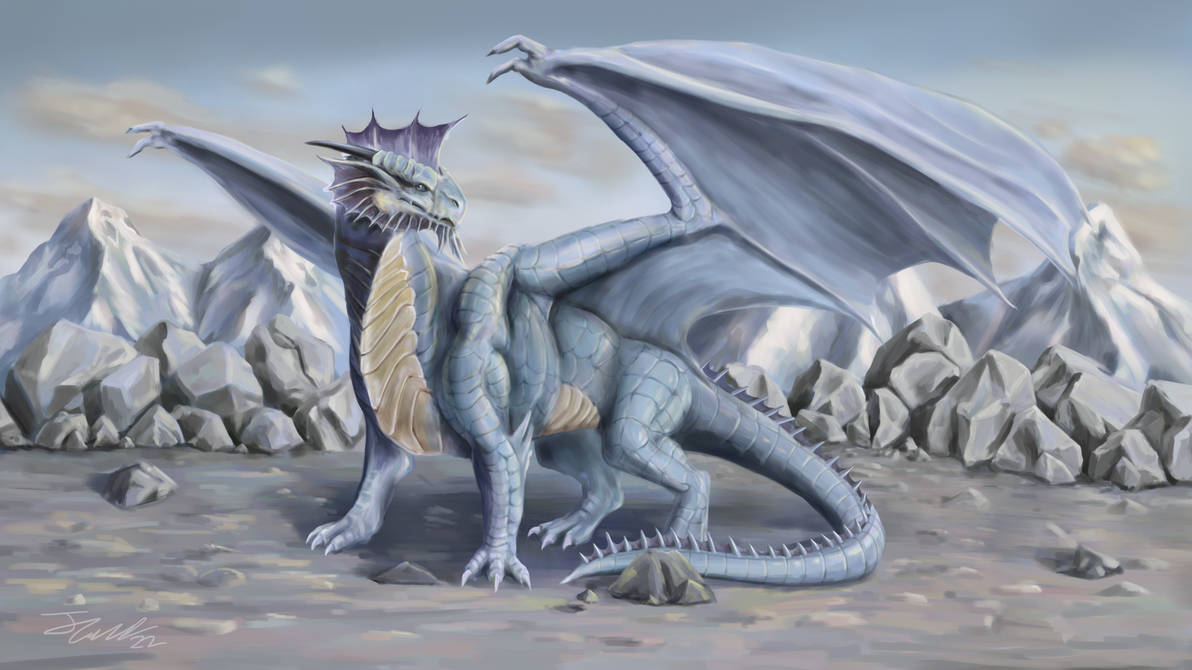 Silver Dragon by Adamant356 on DeviantArt