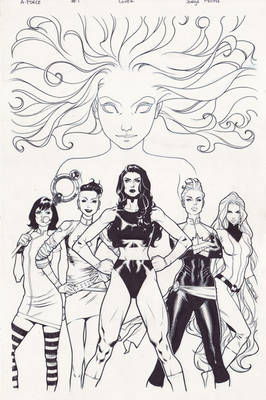 A-Force #1 Inks