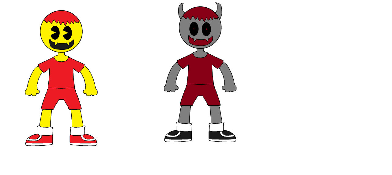 Human Pacman.exe And Devil by JoshuaCampbell1234 on DeviantArt