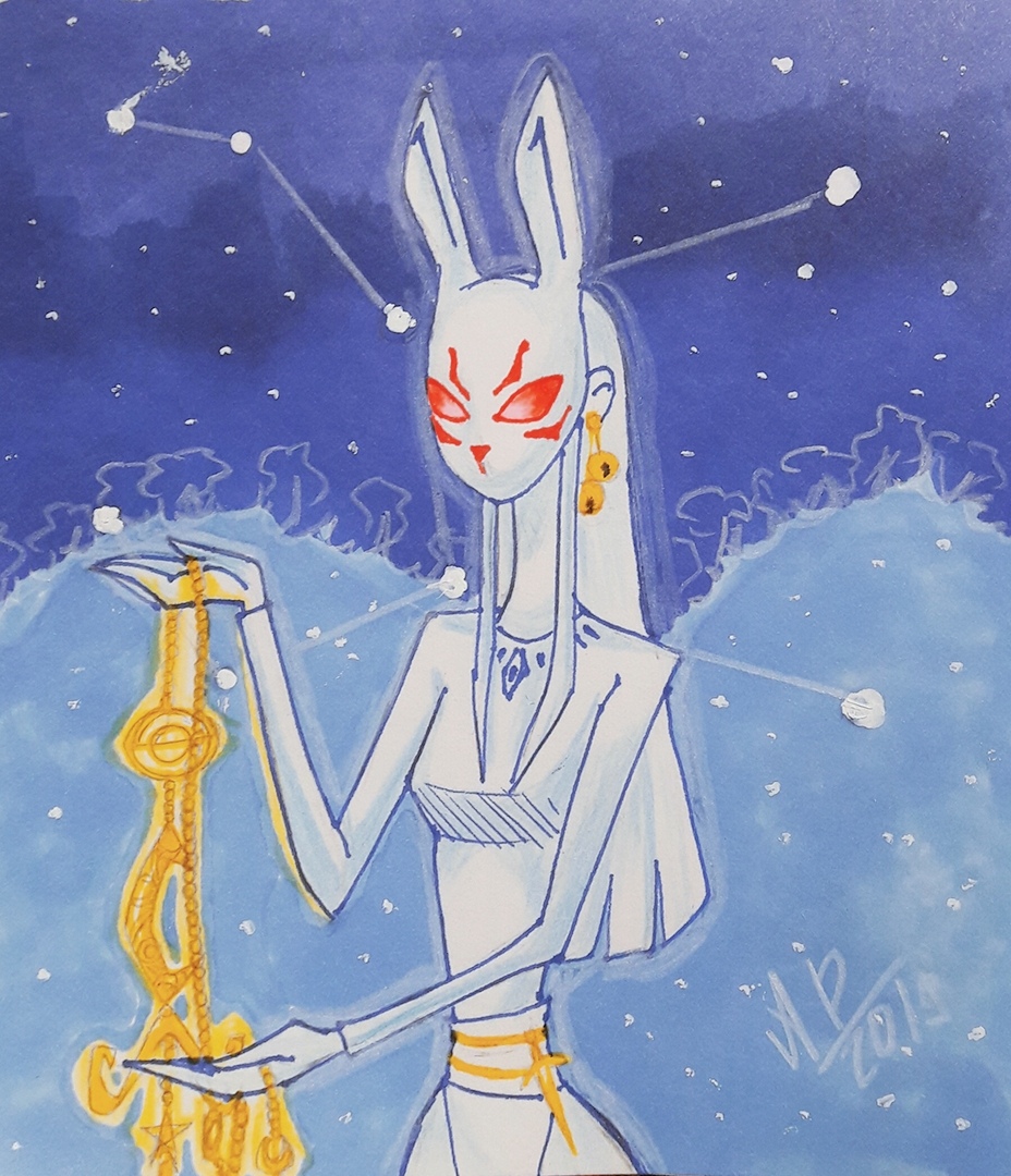 The priestess of the cult of the White Rabbit by AnekoPage on DeviantArt