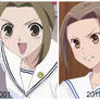 Comparison pictures of Minami Kinoshita