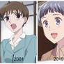 Comparison pictures of Mitsuru From Fruits Basket