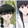 Comparison pictures of Saki Hanajima