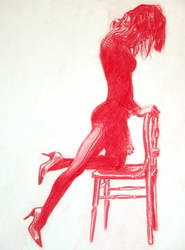 red chair