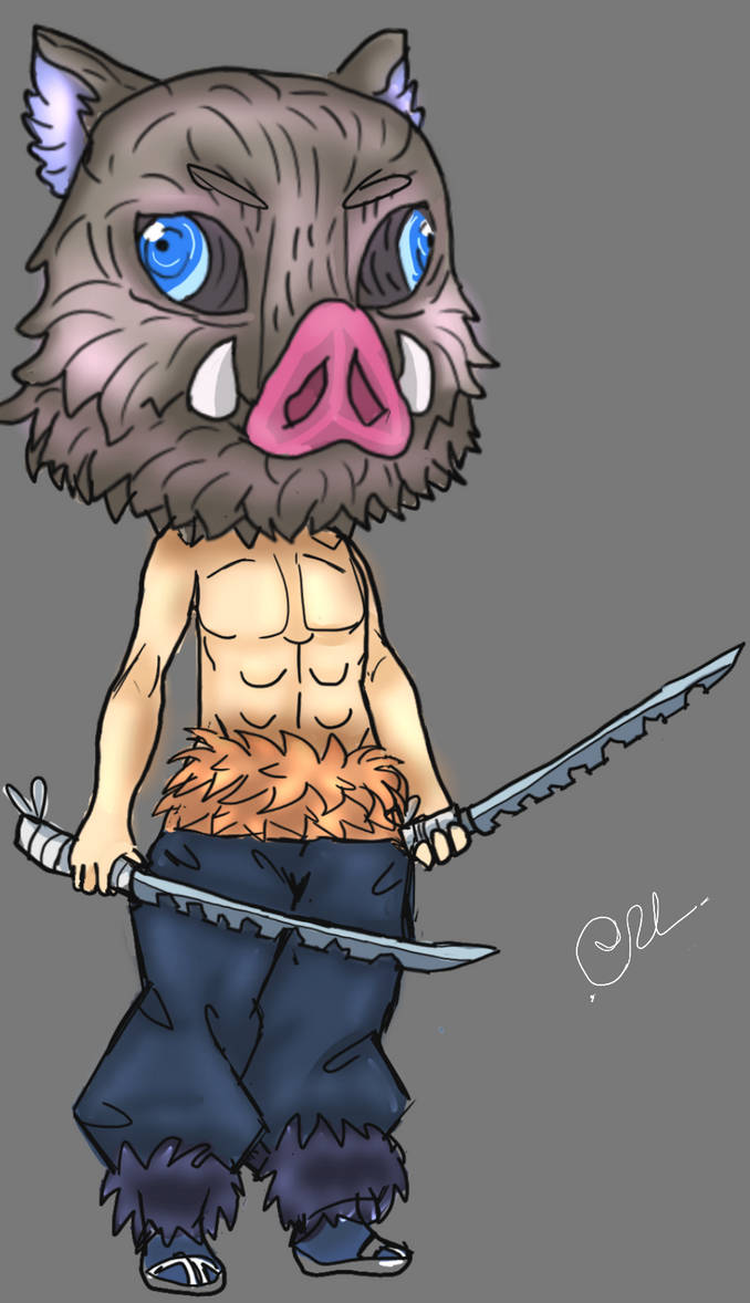 Inosuke by Galaxyswolf12 on DeviantArt