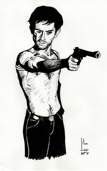 Travis Bickle (Robert De Niro) - #Inktober #day1