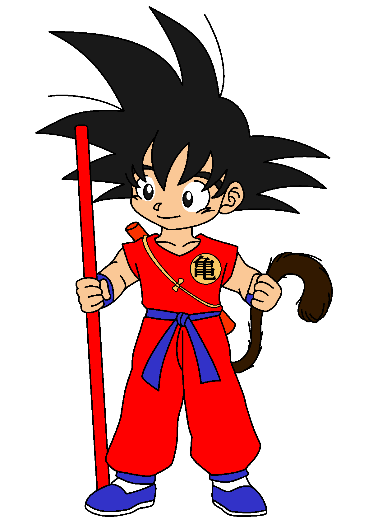 Kid Goku Red