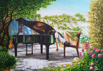 A Bad Day #Sunshine, Garden, Piano