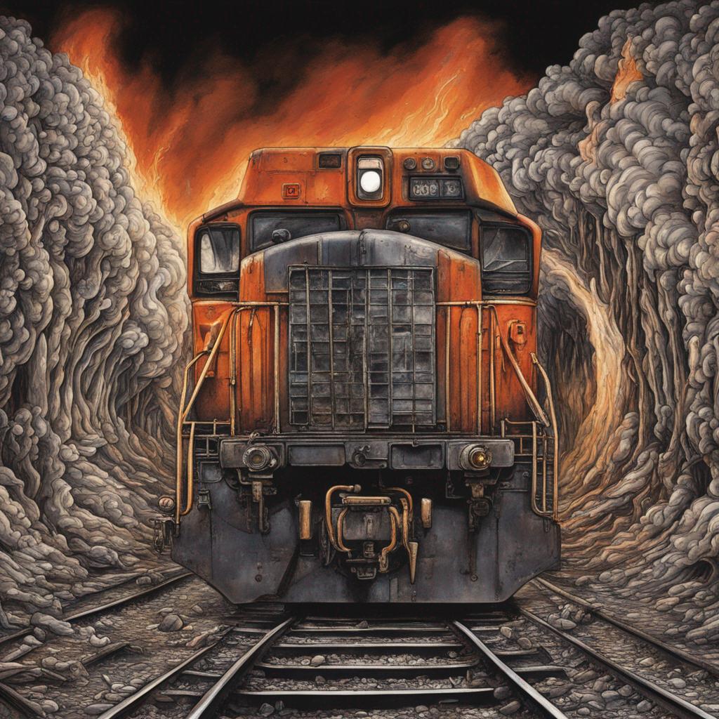 Hell Train Draw Diesel Locomotive In Hell 2 by Pinguin1998 on DeviantArt