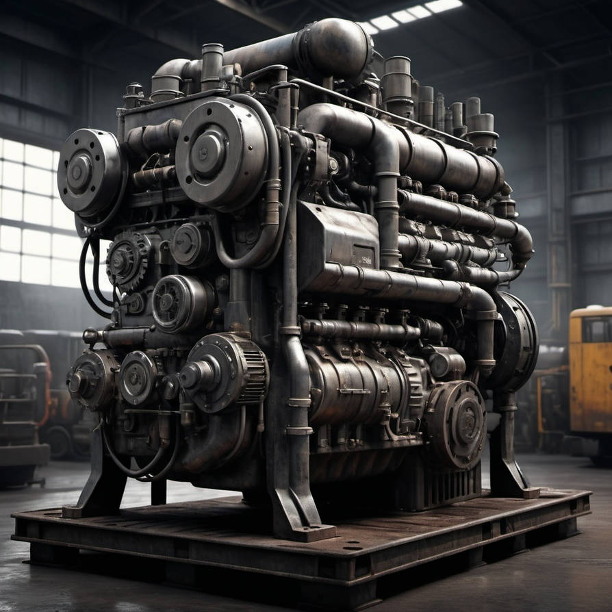 heavy diesel engine by openart 4 by Pinguin1998 on DeviantArt