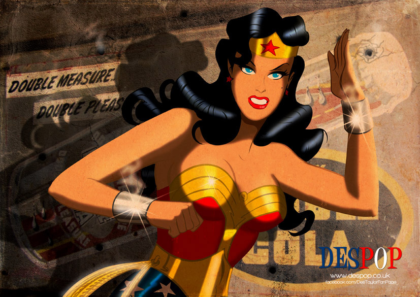 Wonder Woman Pop Art