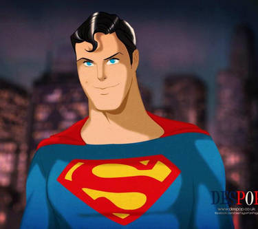 Animated Christopher Reeve Superman by Des Taylor