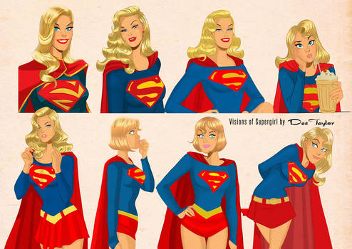 Visions of Supergirl by Des Taylor